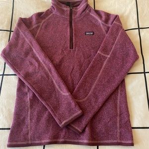 Pink Patagonia 1/4 zip girls xxl (could fit s-xs)